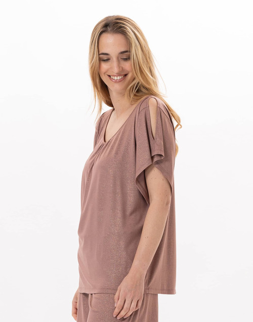 Tee-Shirt en viscose RAMATUELLE 930 Sable