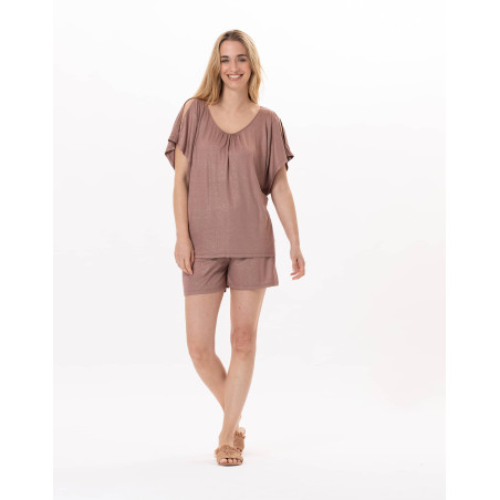 Viscose T-Shirt RAMATUELLE 930 Sand | Lingerie le Chat