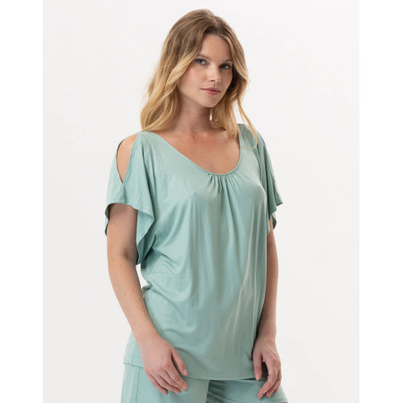 Viscose T-Shirt RAMATUELLE 930 Water green | Lingerie le Chat