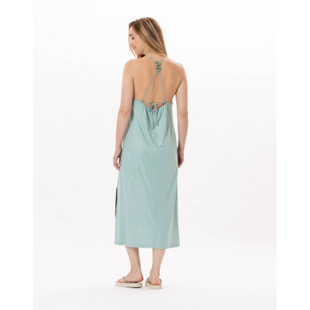 Viscose Dress RAMATUELLE 941 Water green | Lingerie le Chat