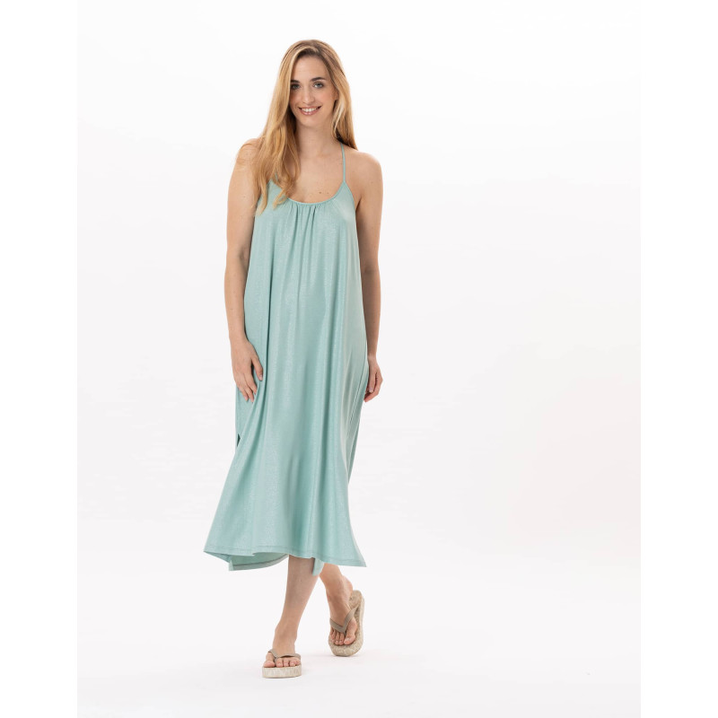 Viscose Dress RAMATUELLE 941 Water green | Lingerie le Chat