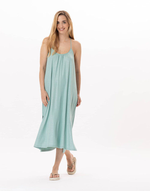 Viscose Dress RAMATUELLE 941 Water green | Lingerie le Chat