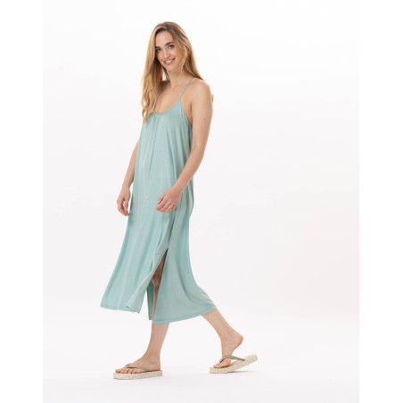 Viscose Dress RAMATUELLE 941 Water green | Lingerie le Chat