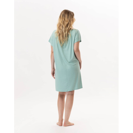 Viscose Dress RAMATUELLE 942 Water green | Lingerie le Chat