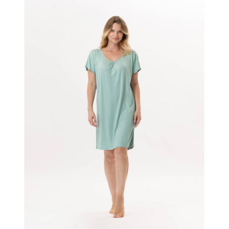 Viscose Dress RAMATUELLE 942 Water green | Lingerie le Chat