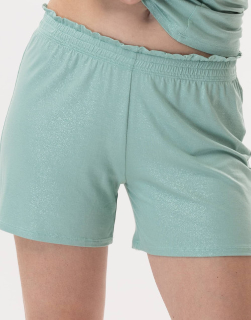 Short en viscose RAMATUELLE 980 Vert d'eau