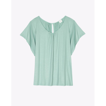 Viscose T-Shirt RAMATUELLE 930 Water green | Lingerie le Chat