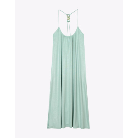 Viscose Dress RAMATUELLE 941 Water green | Lingerie le Chat